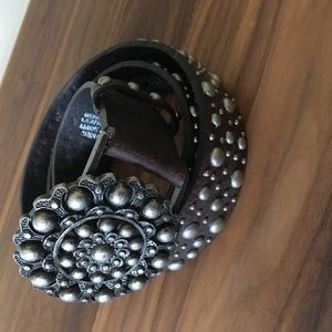 Express brown belt, size medium